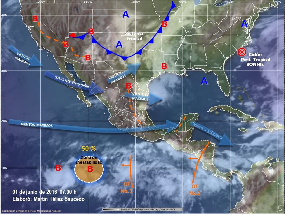 Pronostican lluvias intensas en casi todo el país - imagen_interpretada-4