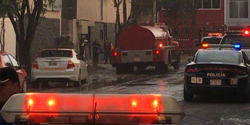 Controlan incendio en bodega de la delegación Cuauhtémoc