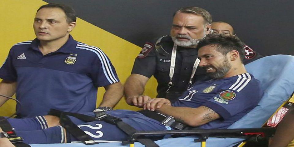 Lavezzi se pierde final de Copa América por lesión