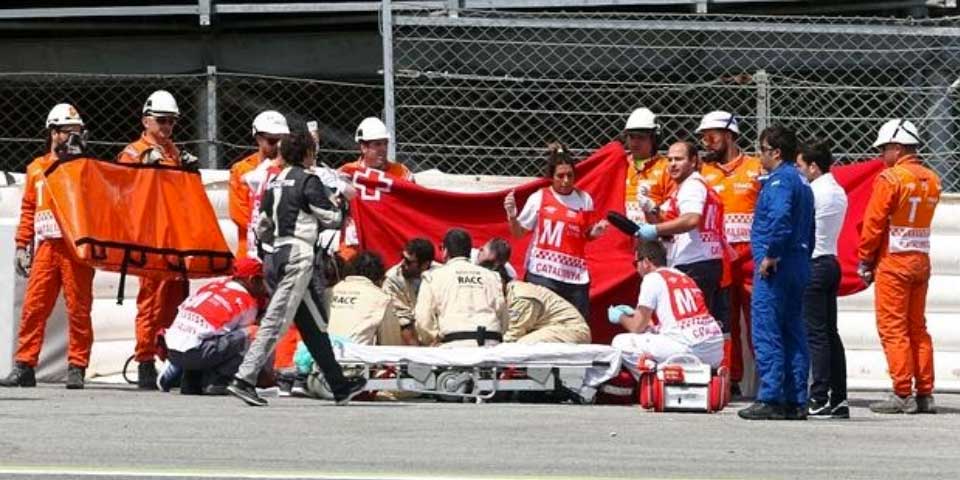 Muere piloto de Moto2 tras accidente en Montmeló Muere piloto de Moto2 tras accidente en Montmeló