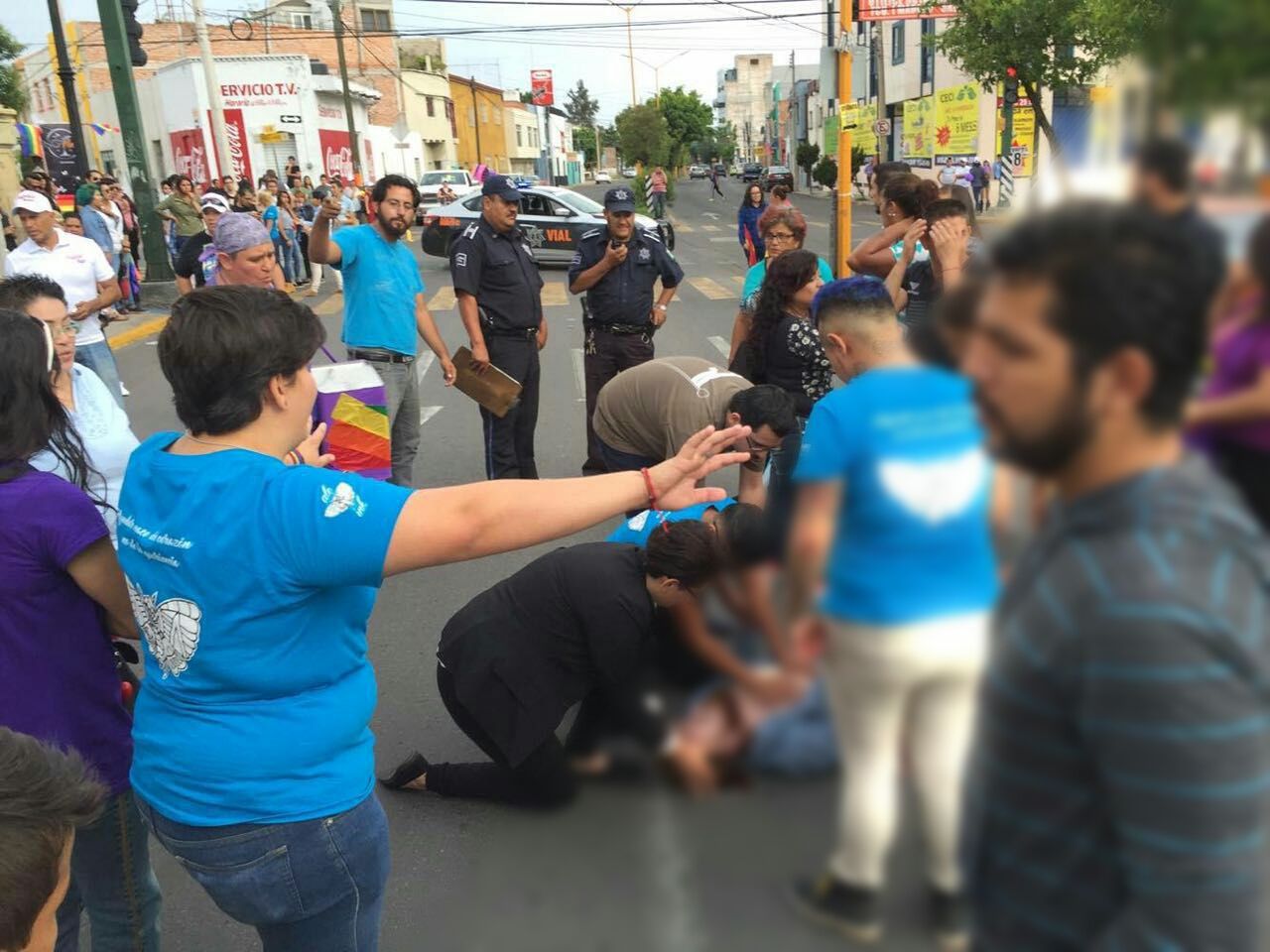 Atropellan a joven durante Marcha por el Orgullo Gay en Aguascalientes