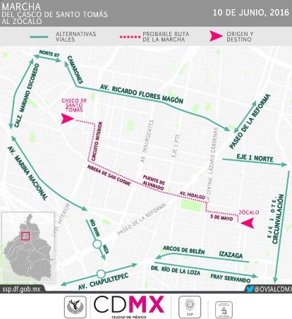 Marchan por "Halconazo" rumbo al Zócalo - marcha-halconazo2