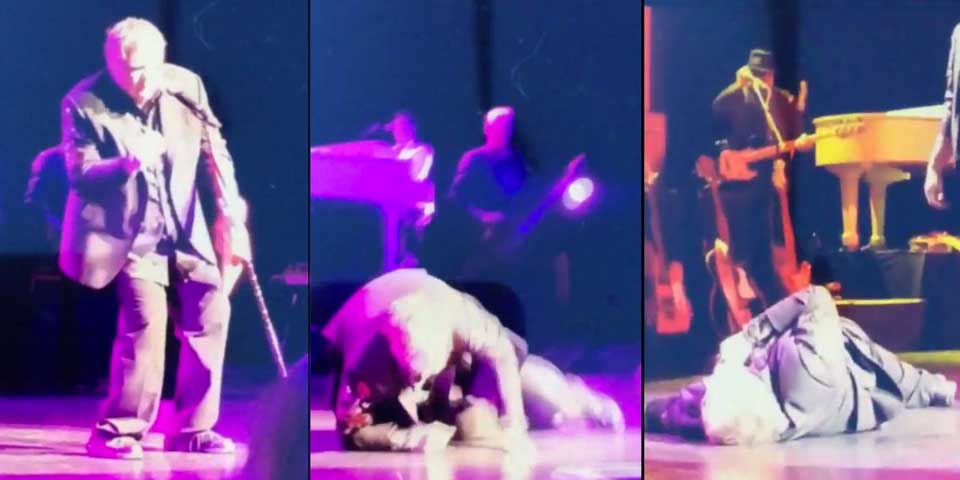 Video: Meat Loaf se desmaya en pleno concierto