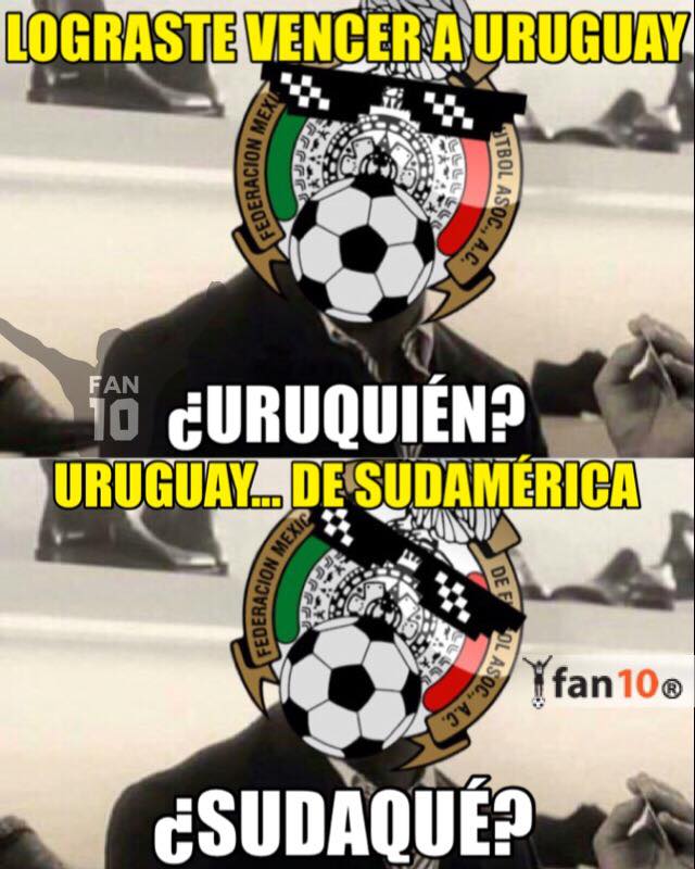 Memes del México vs Uruguay - meme-1