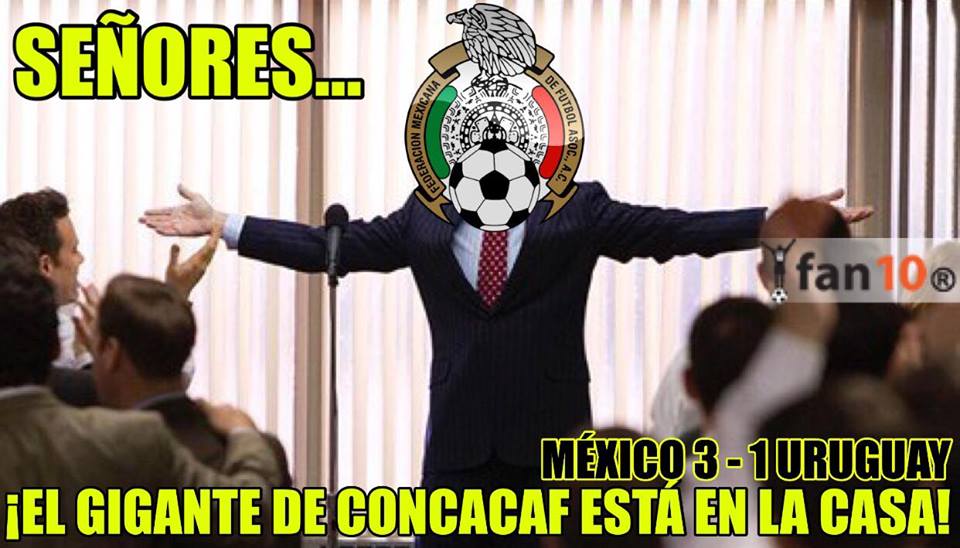 Memes del México vs Uruguay - meme-3