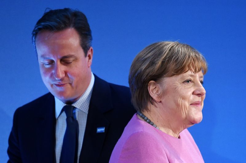 "Unión Europea puede soportar el Brexit": Ángela Merkel - merkel-y-cameron