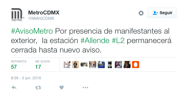 Reabren estaciones del Metro tras bloqueos de la CNTE - metro-cd-mx