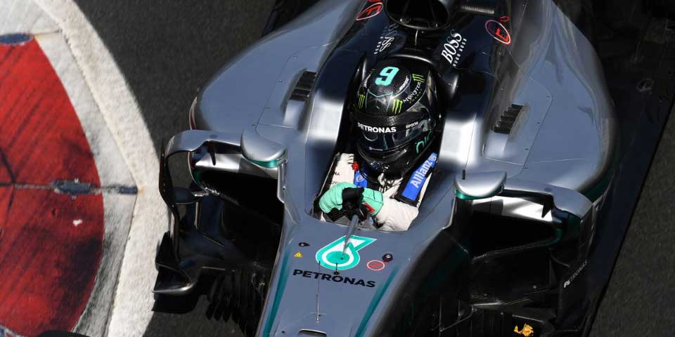 Rosberg se queda con pole de GP de Europa y penalizan a Checo Rosberg se queda con pole de GP de Europa y penalizan a Checo