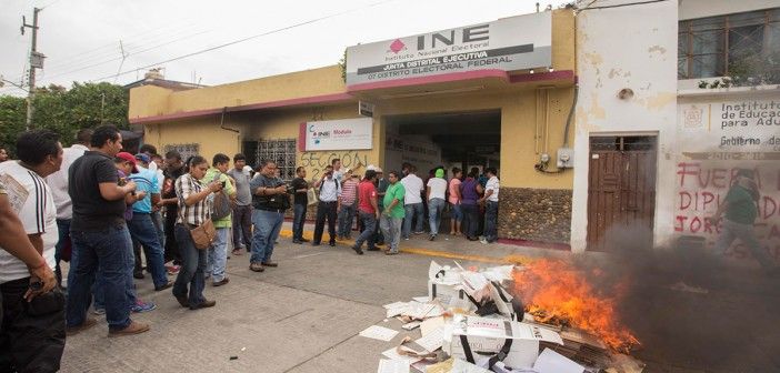 Roban 11 casillas electorales en Oaxaca: IEPCO - oaxaca-el-arsenal-