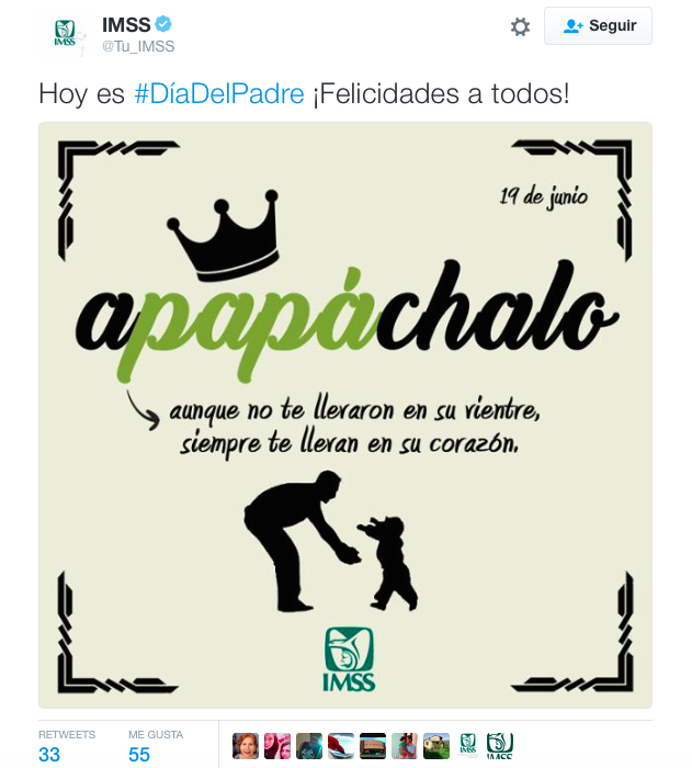 Dependencias mexicanas celebran el Día del Padre - papá-IMSS