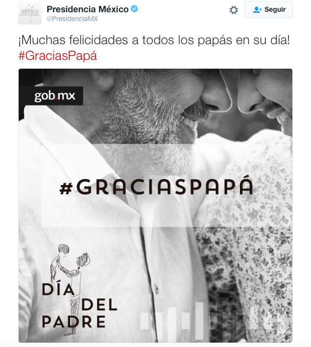 Dependencias mexicanas celebran el Día del Padre - papá-presidencia