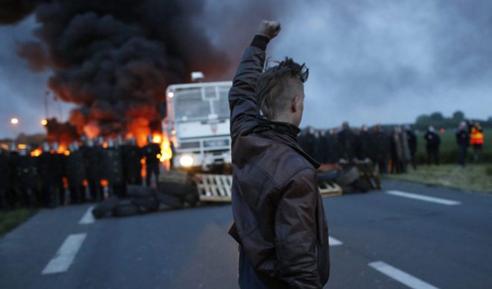 Manifestación de París concluye con 58 detenidos y 40 heridos