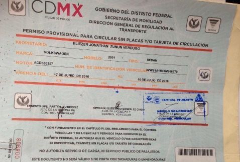 Desabasto de placas de circulación en la Ciudad de México - placas_autos_CdMx-permisos_Semovi-circulacion_autos_CdMx-desabasto_placas_MILIMA20160622_0285_30