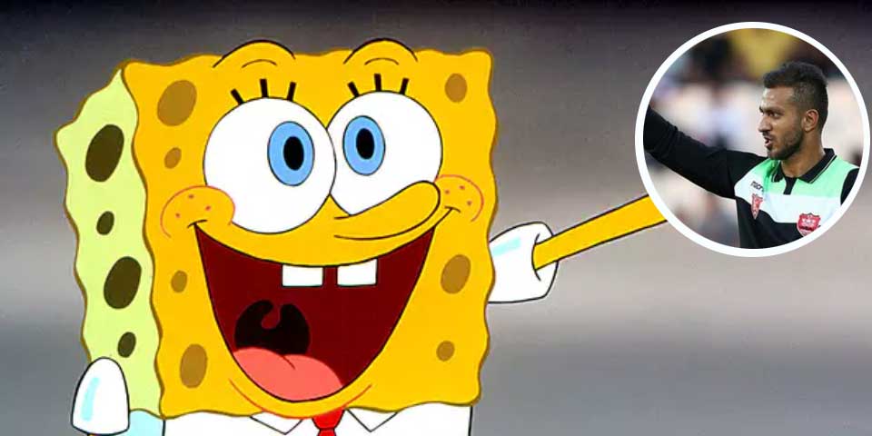 Suspenden a portero iraní por usar pantalones de Bob Esponja