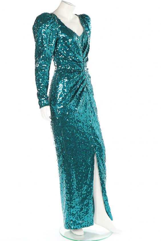 Subastan vestido de la princesa Diana en 2.5 millones de pesos - princess-diana-sequin-dress