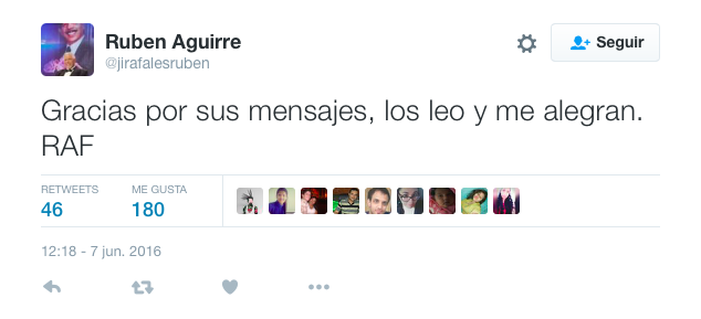 El profesor Jirafales se encuentra estable y en casa - rubén-2