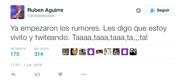 El profesor Jirafales se encuentra estable y en casa - rubén