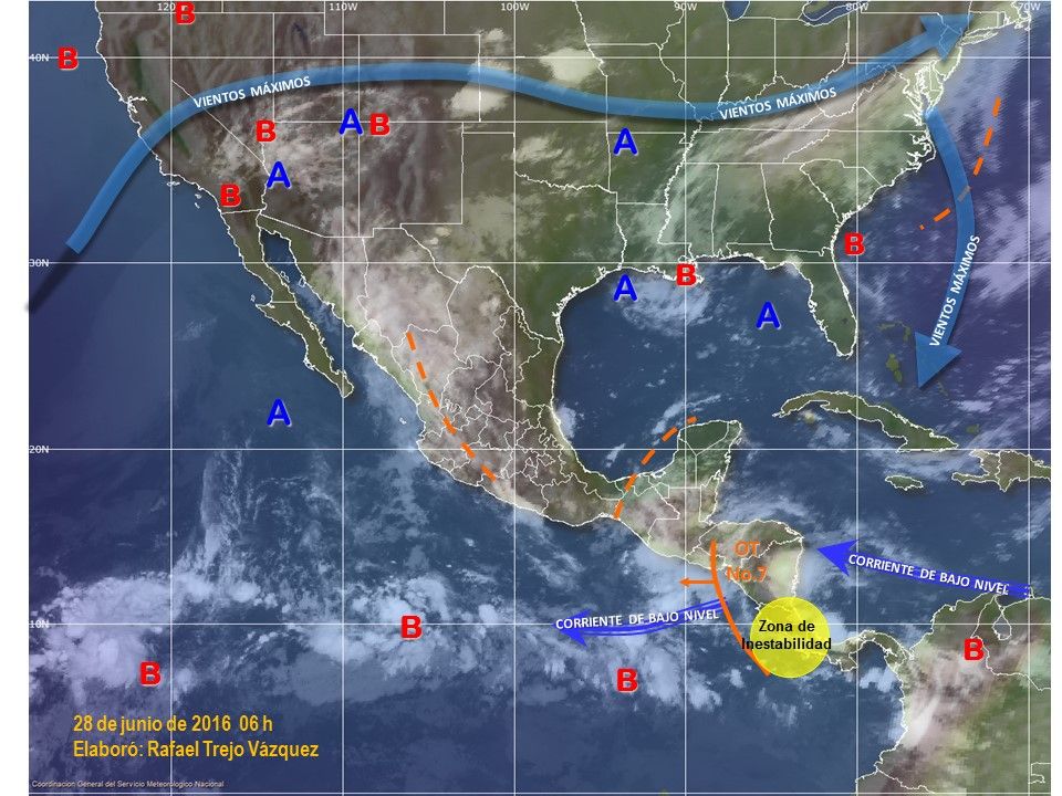 Continuarán las tormentas en el país - sp28jun2016-06h_577252c839b2a