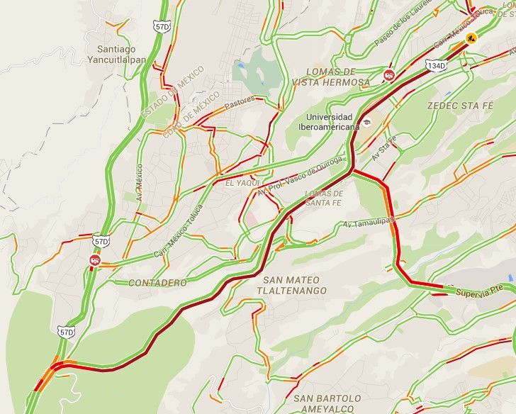 CNTE marcha hacia la SEGOB - trafico-reforma