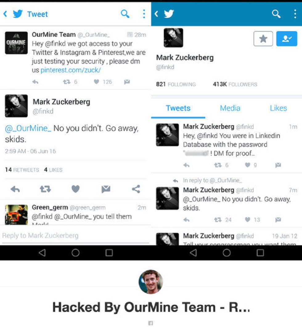 Hackean redes sociales de Mark Zuckerberg - twitter-zuckerberg