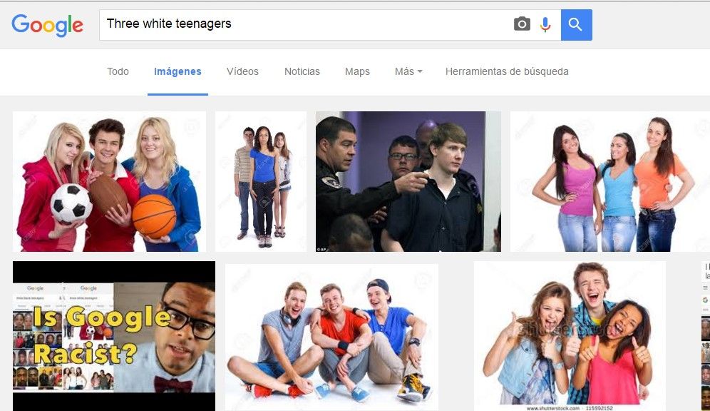 Acusan a Google de racista por búsqueda de imágenes - white-teenagers