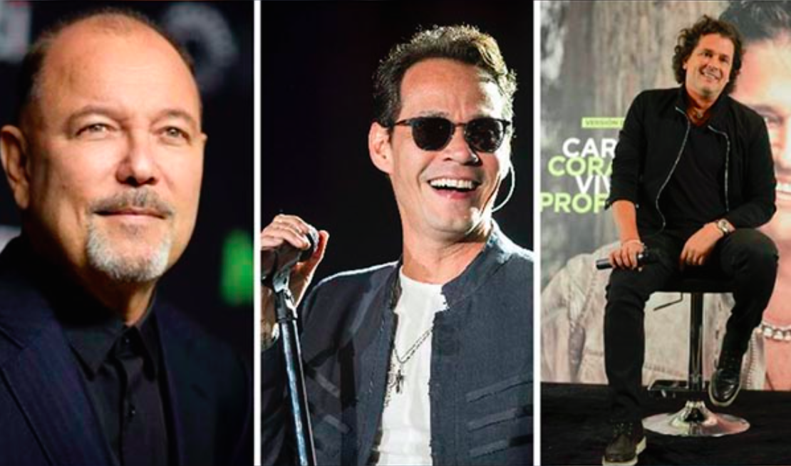 Marc Anthony, Carlos Vives y Rubén Blades en concierto en el Zócalo Marc Anthony, Carlos Vives y Rubén Blades en concierto en el Zócalo