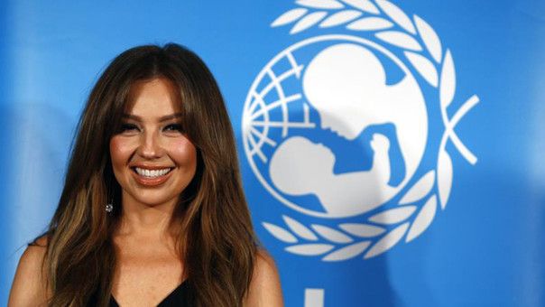Nombran a Thalía embajadora de buena voluntad de la Unicef