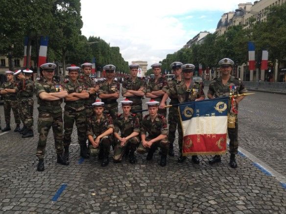 Francia celebra el 14 de julio con desfile militar - 14-de-julio-MarineNationale