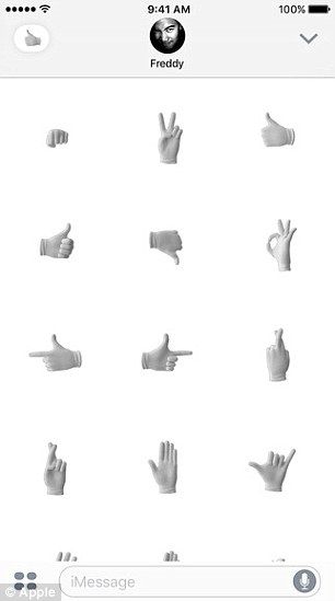 Apple lanza sus primeros 4 paquetes de emojis para iOS 10 - 35F9F97A00000578-3675698-image-a-33_1467739651057