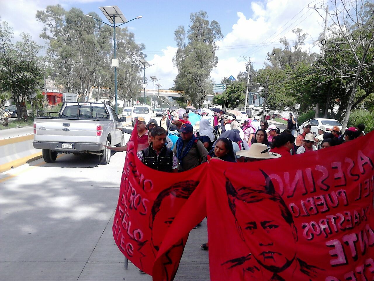 CETEG bloqueó Autopista del Sol