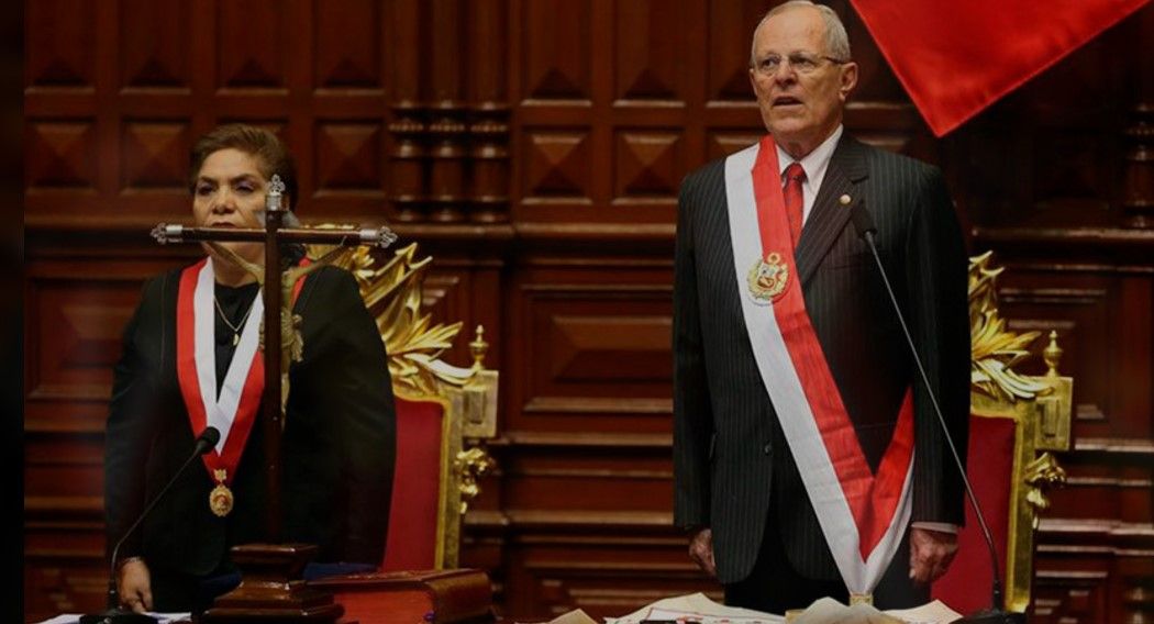 Pedro Pablo Kuczynsky jura como presidente de Perú - Asunción-Kuczynsky-Andina