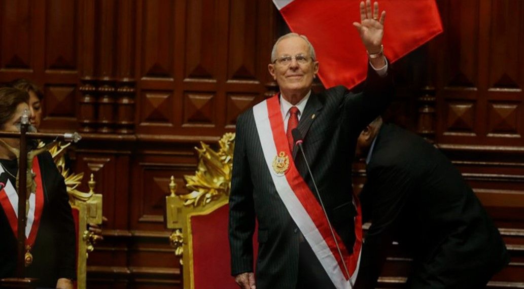 Pedro Pablo Kuczynsky jura como presidente de Perú