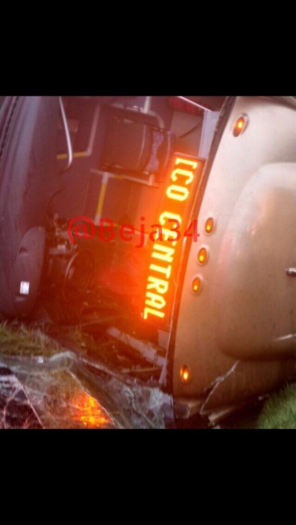 Volcadura de autobús en la México-Querétaro deja 19 lesionados - Autobús-Primera-Plus-km-47-4-577x1024