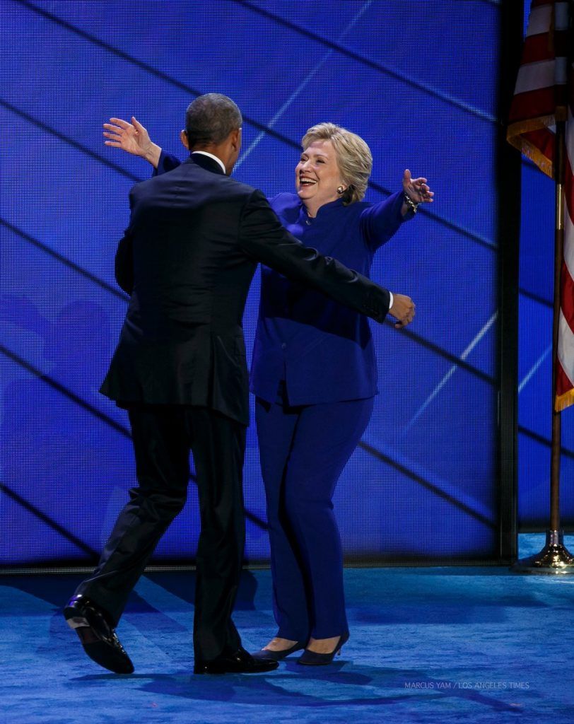 "No hay muros que detengan el sueño americano": Barack Obama - Barack-Obama-Hillary-Clinton-4-812x1024