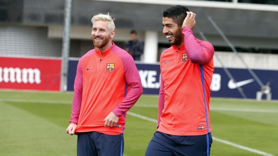 Video: el divertido entrenamiento del Barcelona - Barcelona-1