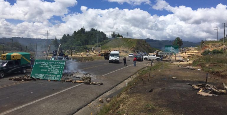 Termina bloqueo de la CNTE en San Cristóbal de las Casas
