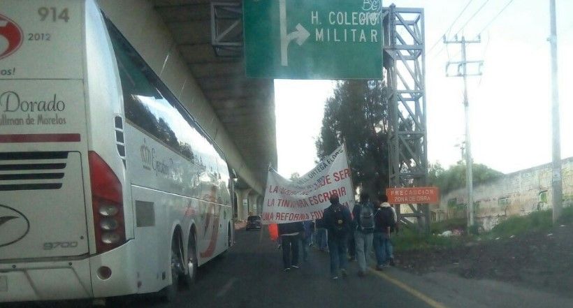 Bloqueos de la CNTE en la Ciudad de México - CNTE-Mexico-Cuernavaca-5jul-PoliciaFedMx