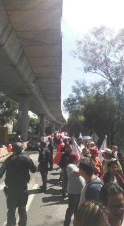 Bloqueos de la CNTE en la Ciudad de México - CNTE-Mexico-Cuernavaca-5jul-israelromi