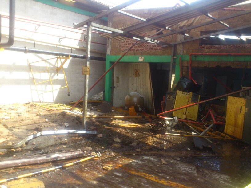 Explosión de caldera en Tlaxcala deja un muerto y tres lesionados