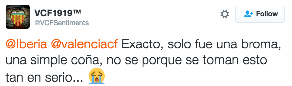 El Valencia se queja con Iberia por polémicos tuits - Captura-de-pantalla-2016-07-12-a-las-4.44.29-p.m.
