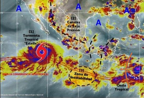 Continuarán lluvias en la Ciudad de México - Clima-Conagua