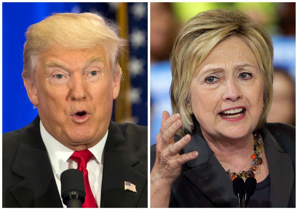 Clinton, con el 76 por ciento de probabilidades de ganar elecciones en EE.UU. - Clinton-trump-1024x723