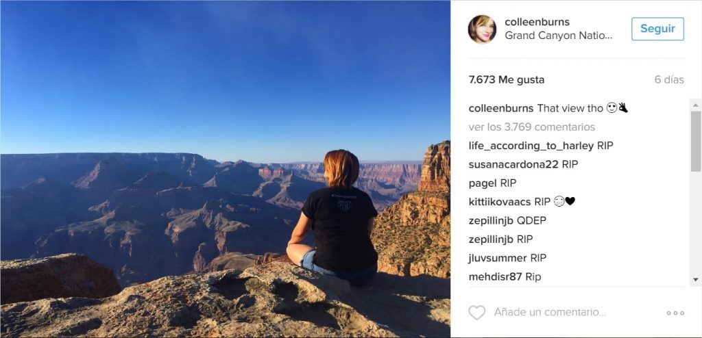 Muere directiva de Yelp al caer en el Gran Cañón - Colleen-Burns-1024x494