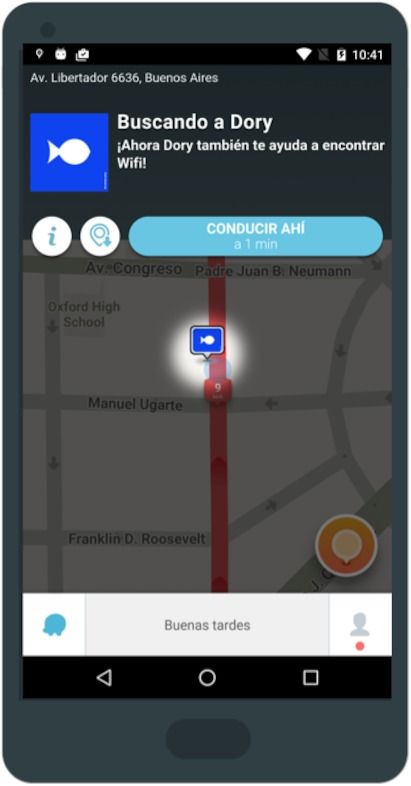 Dory es la nueva voz de Waze - Dory_Pin_3