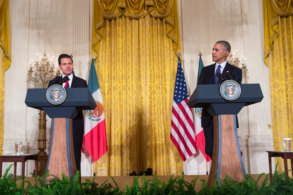Acuerdan México y EE.UU. grupo bilateral sobre drogas - EPN-Obama-1024x682