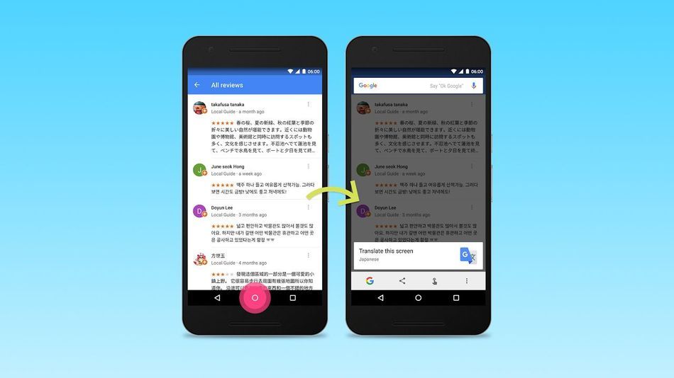 Android simplifica funciones con su traductor