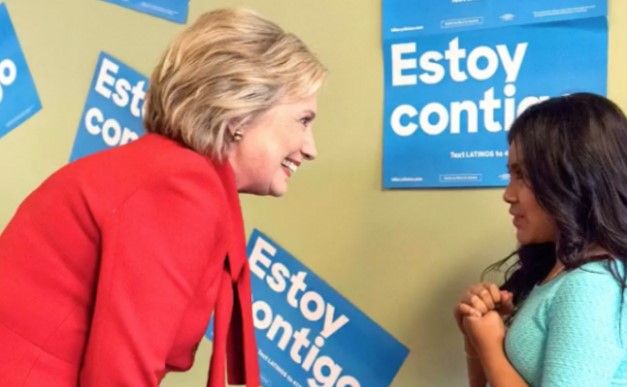 Hillary Clinton tiene el 76 por ciento del voto latino en EE.UU.