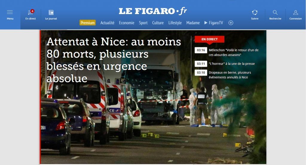 Reacciones de la prensa internacional por atentado en Niza - Le-Figaro-1024x552
