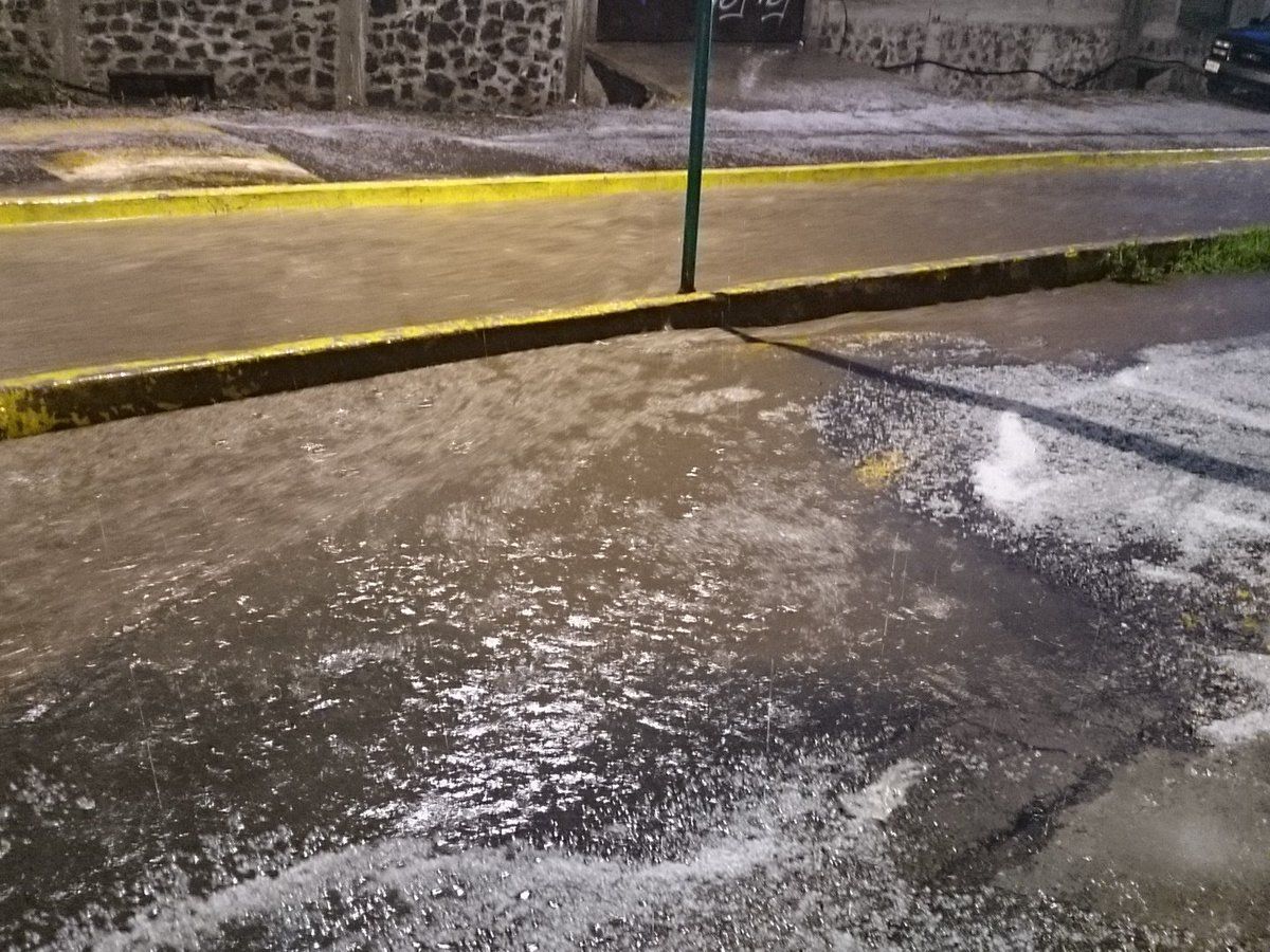 Fuertes lluvias en la Ciudad de México