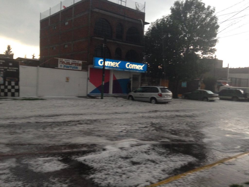 Fuerte granizada en Cuautitlán Izcalli - Lluvias-Cuautitlán-@Alejahandro_SB-1024x768